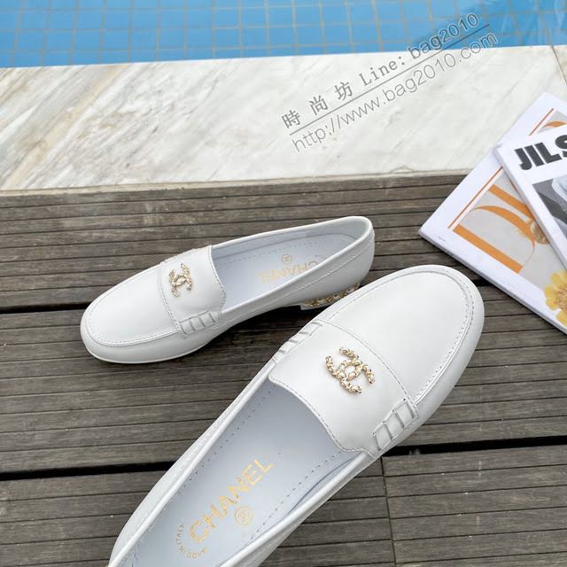 Chanel女鞋 香奈兒2020春夏新品 頂級版本 Chanel小牛皮單皮鞋  naq1271